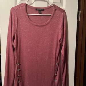 Carolyn Taylor Pink Long Sleeve Top